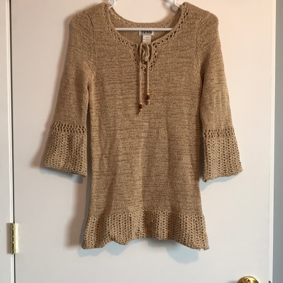 NOMI Women’s Knit boho blouse - Picture 1 of 8